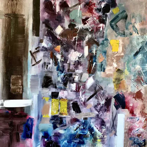 Abstrait 200 — Huile sur toile