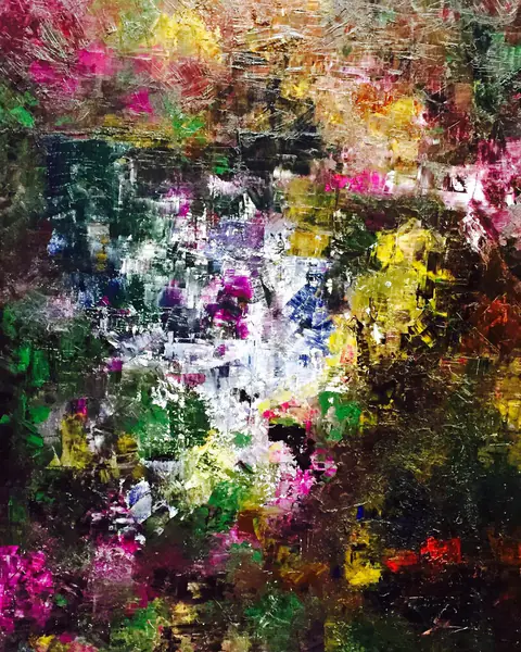 Abstrait 675 — Huile sur toile