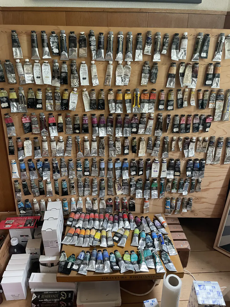 Les tubes de couleur