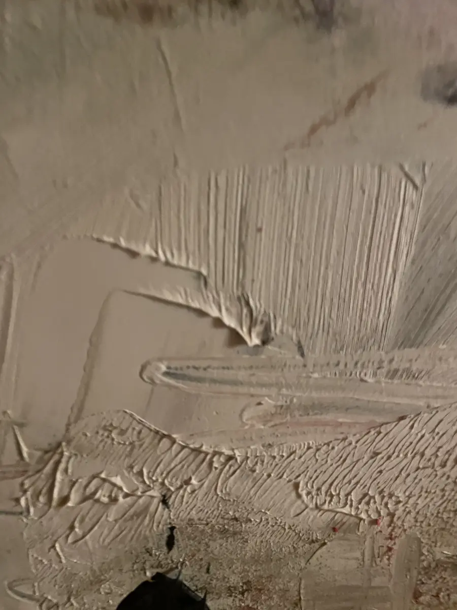 Reliefs de peinture blanche