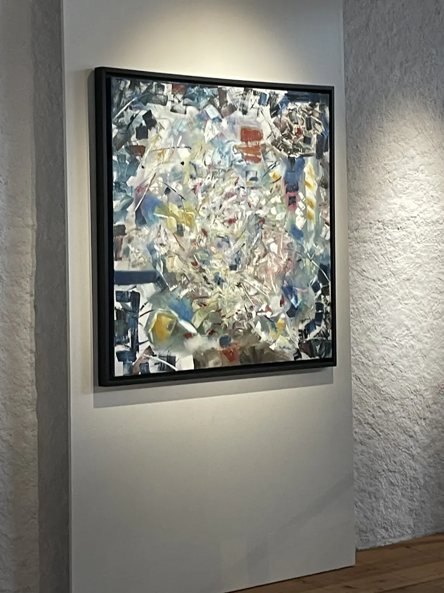 Une peinture sous la lumière d’exposition